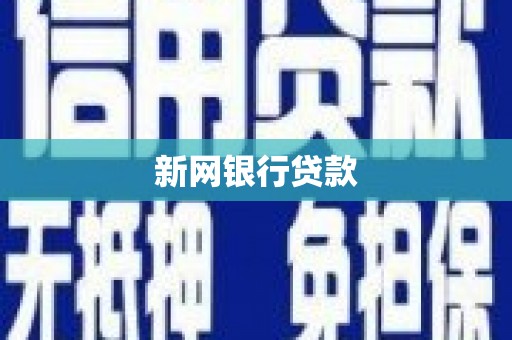 含山新网银行贷款