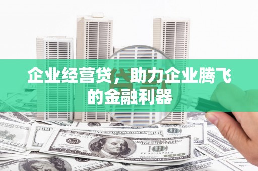 含山企业经营贷，助力企业腾飞的金融利器