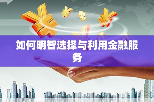 含山如何明智选择与利用金融服务