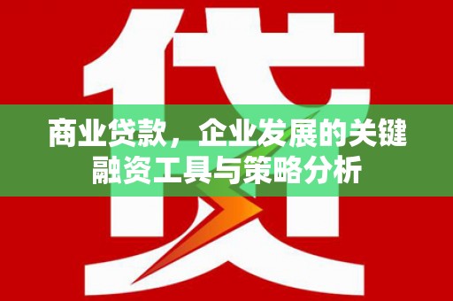 含山商业贷款，企业发展的关键融资工具与策略分析