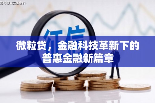 含山微粒贷，金融科技革新下的普惠金融新篇章