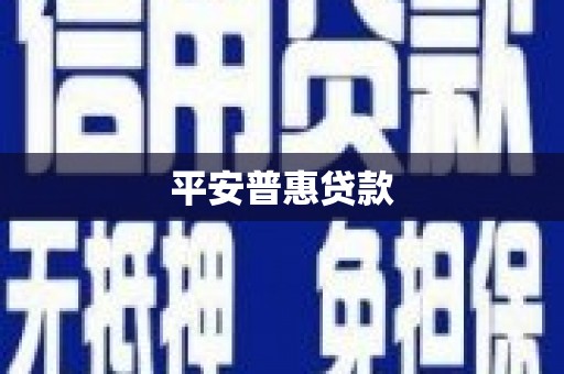 含山平安普惠贷款