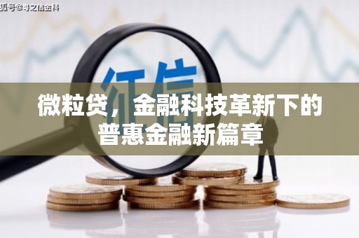含山微粒贷，金融科技革新下的普惠金融新篇章