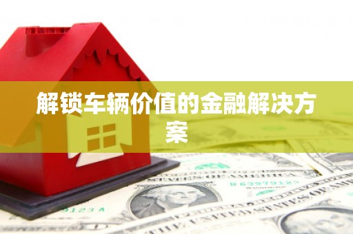 含山解锁车辆价值的金融解决方案
