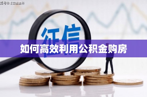 含山如何高效利用公积金购房