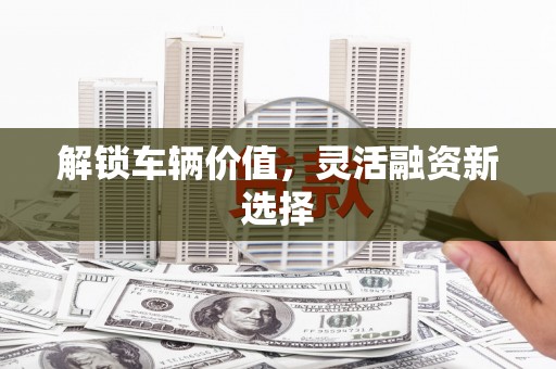 含山解锁车辆价值，灵活融资新选择