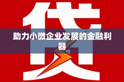 含山助力小微企业发展的金融利器
